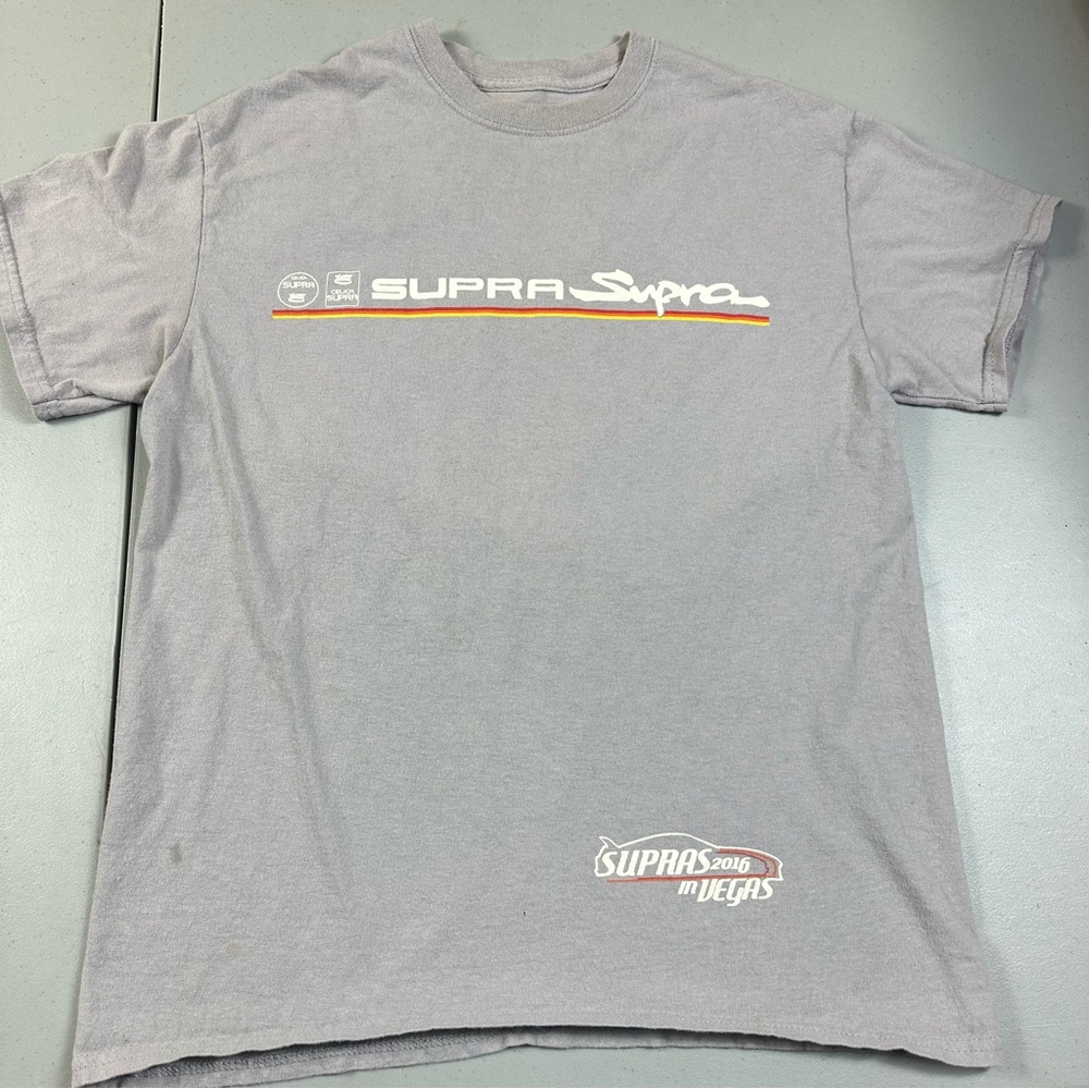 Toyota Supra Shirt 2016 Las Vegas Supras Event Gray Graphic T Small Medium